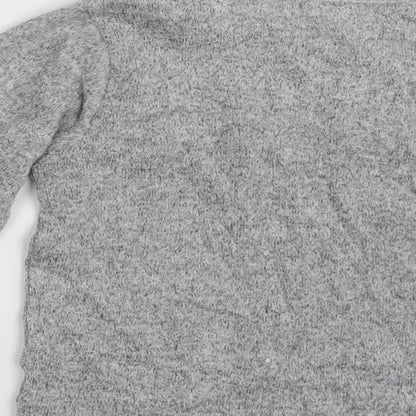 Primark Girls Grey   Pullover Jumper Size 6-7 Years  - Sparkle