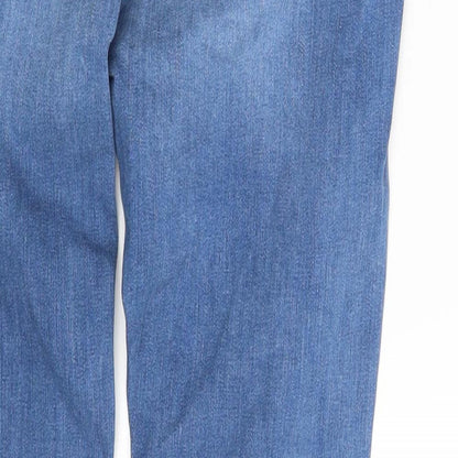 Denim & Co. Womens Blue  Denim Skinny Jeans Size 10 L29 in