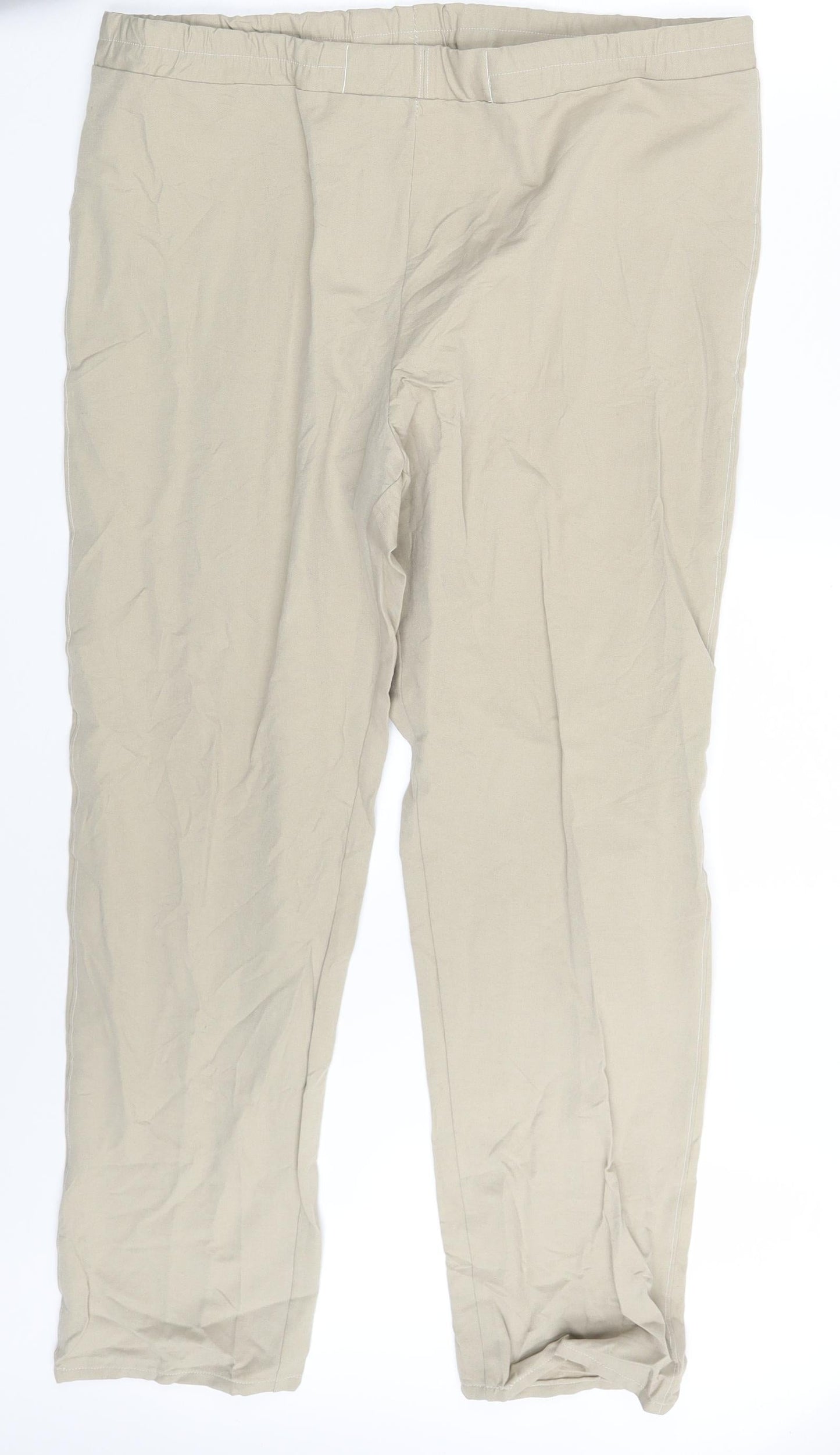 Womens UK Size One Size Preworn  Jegging Beige Leggings