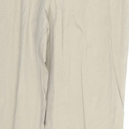 Womens UK Size One Size Preworn  Jegging Beige Leggings