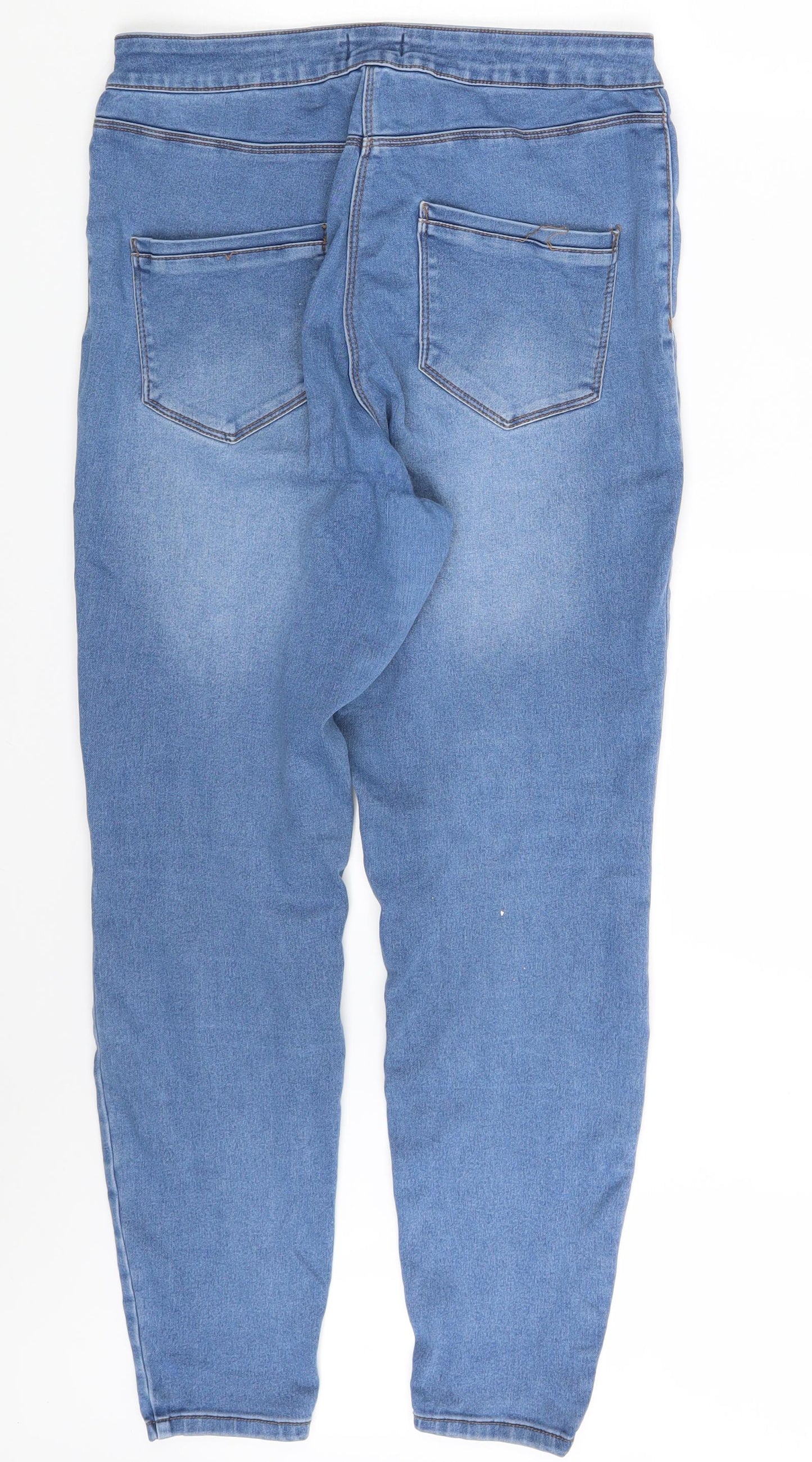 papay Womens Blue  Denim Straight Jeans Size 12 L28 in