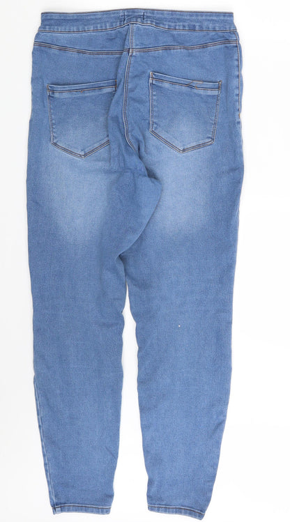 papay Womens Blue  Denim Straight Jeans Size 12 L28 in