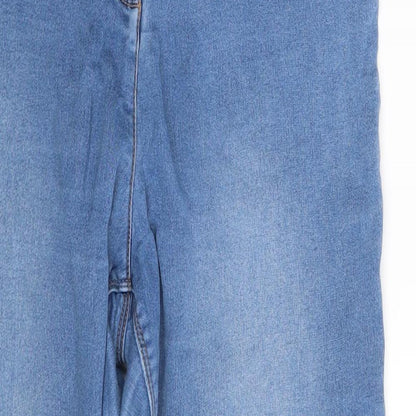 papay Womens Blue  Denim Straight Jeans Size 12 L28 in