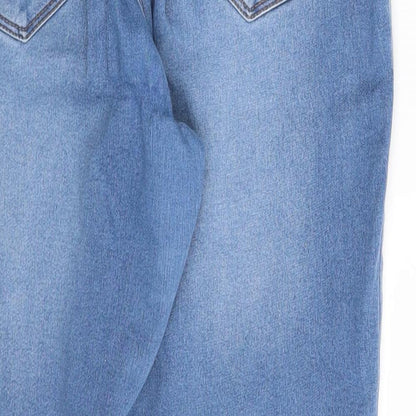 papay Womens Blue  Denim Straight Jeans Size 12 L28 in