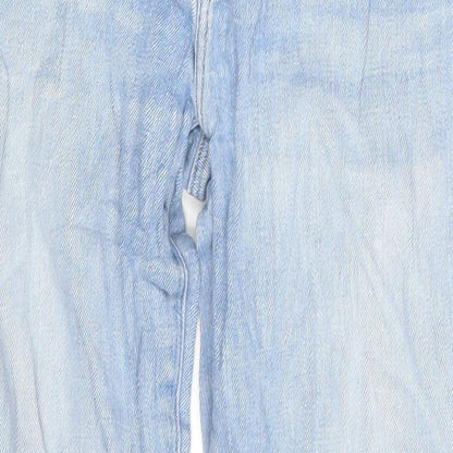 Mavi Jeans Co Womens Blue  Denim Straight Jeans One Size L26 in