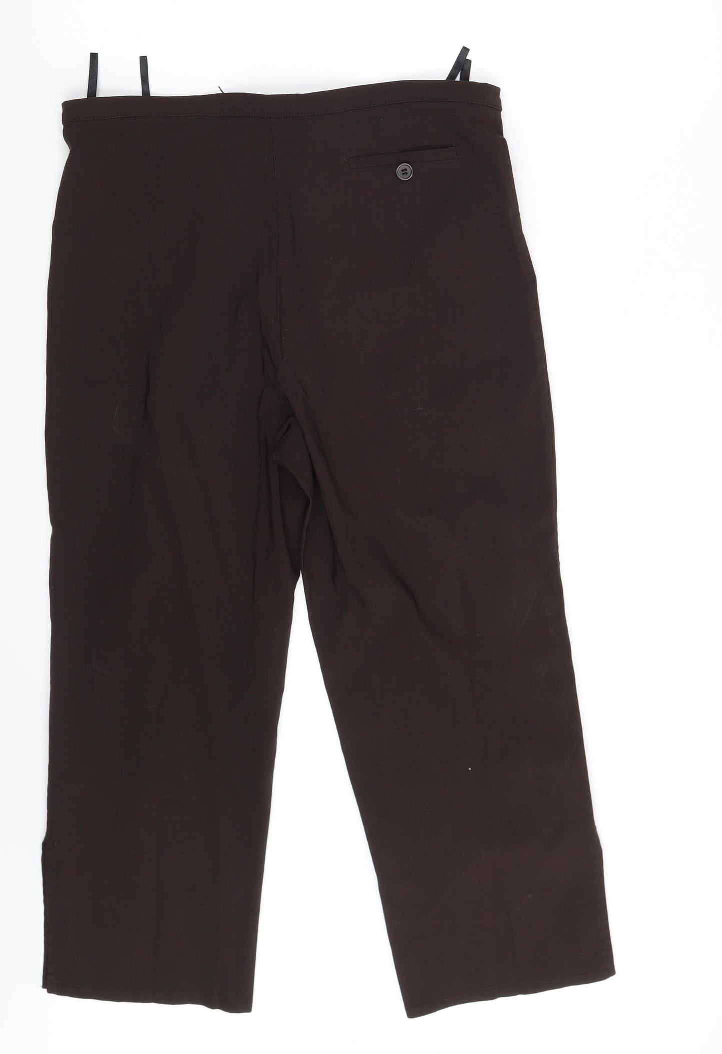 Womens UK Size 30 in Preworn Regular Fit Capri Brown Trousers