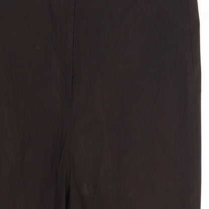 Womens UK Size 30 in Preworn Regular Fit Capri Brown Trousers