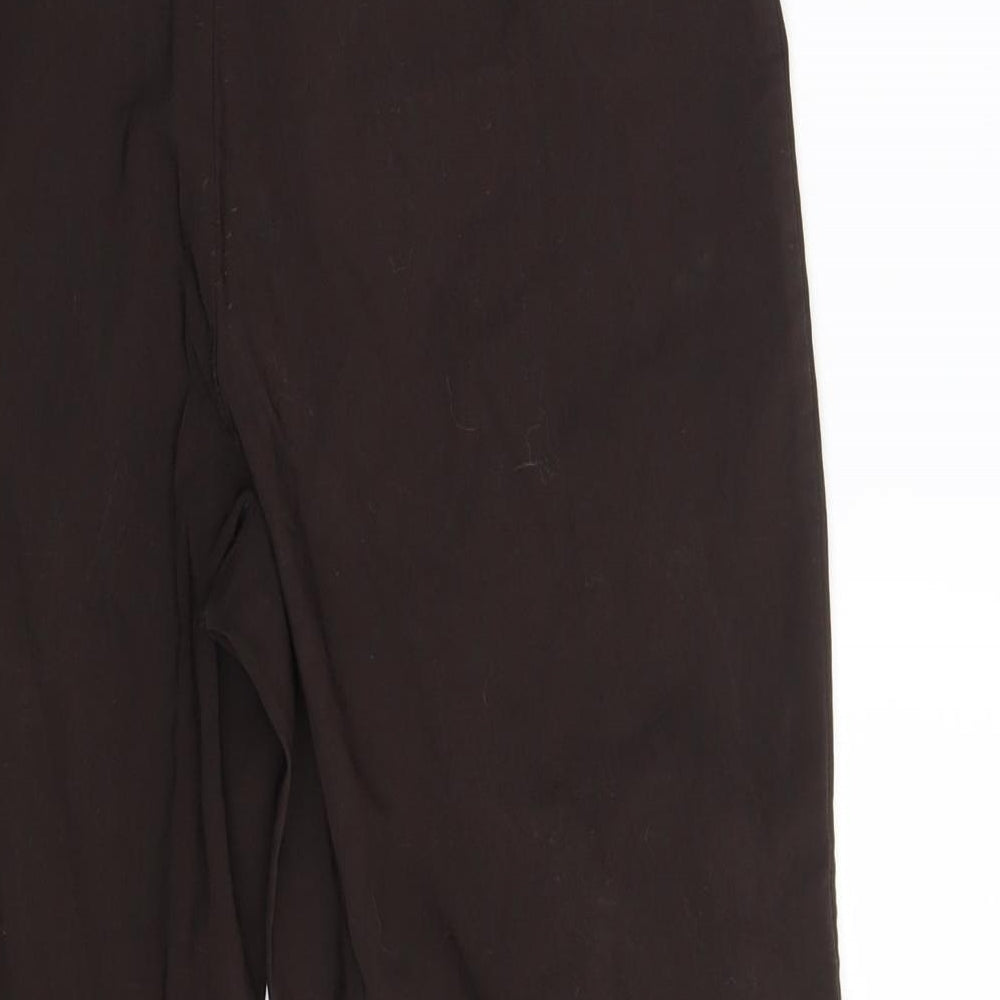 Womens UK Size 30 in Preworn Regular Fit Capri Brown Trousers