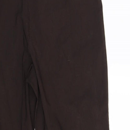 Womens UK Size 30 in Preworn Regular Fit Capri Brown Trousers