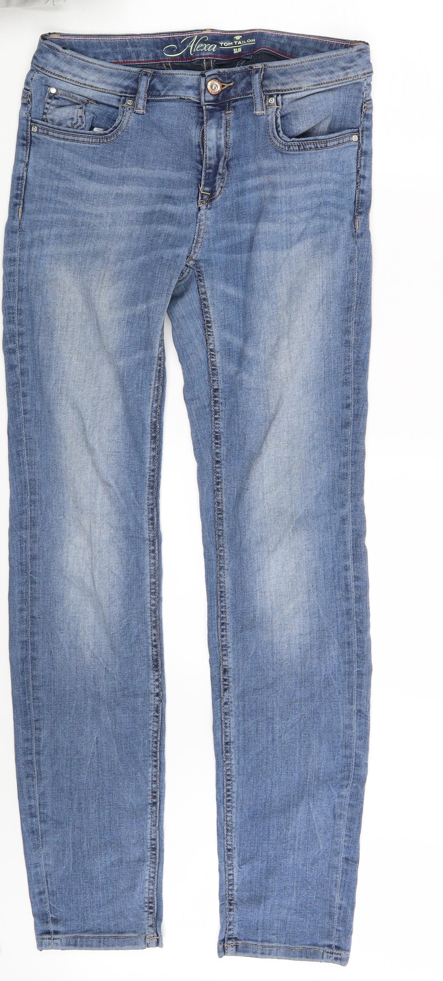 Mens UK Size 29 in TOM TAILOR Slim Fit Skinny Blue Jeans