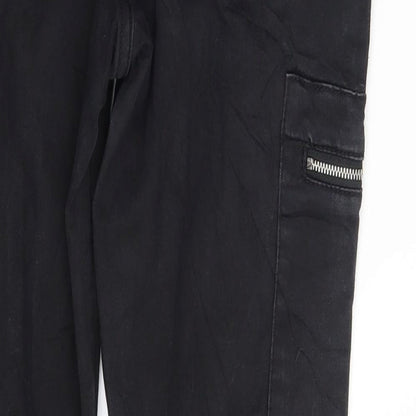 Womens UK Size 6 Sinsay Slim Fit Skinny Black Jeans