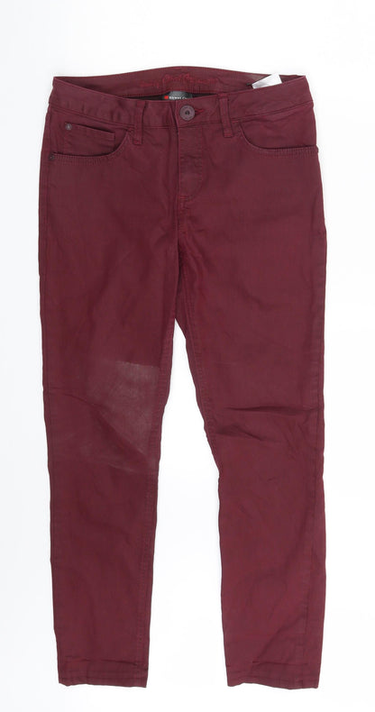 Womens UK Size 28 in Street One Slim Fit Skinny Purple Jeans