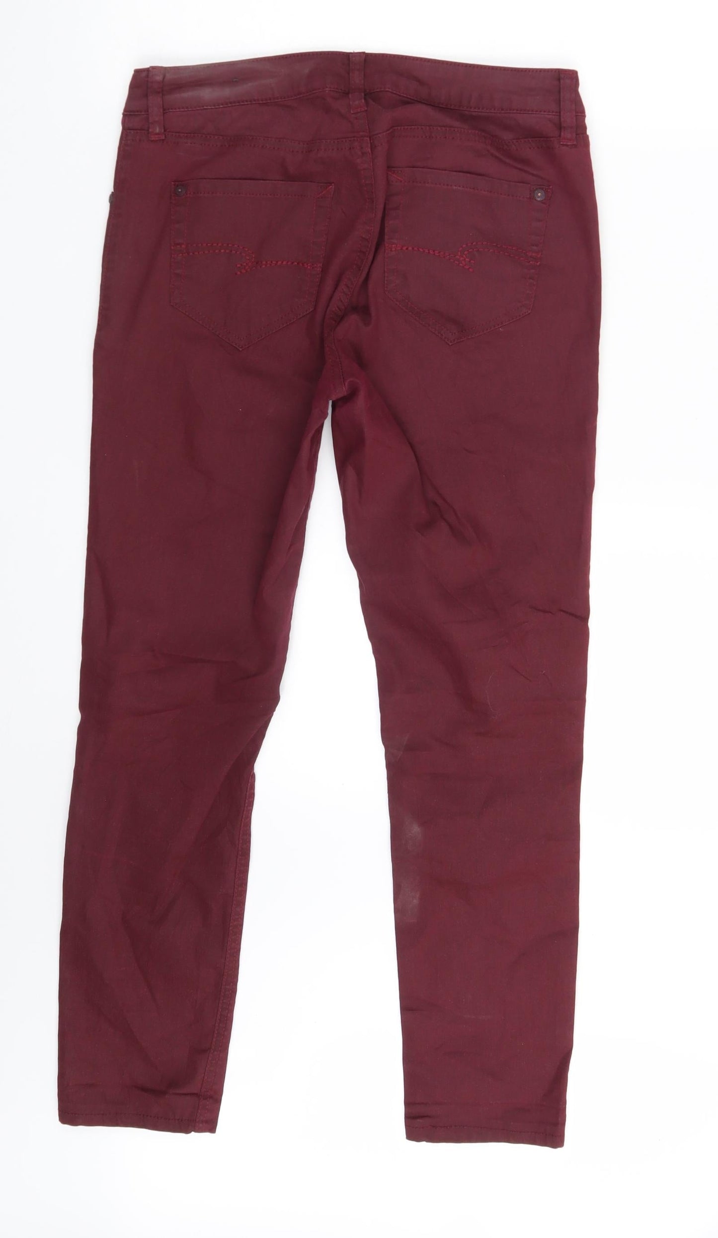 Womens UK Size 28 in Street One Slim Fit Skinny Purple Jeans