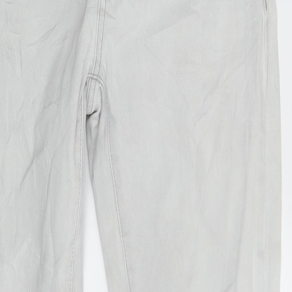 OPUS Womens White  Denim Skinny Jeans Size 10 L32 in