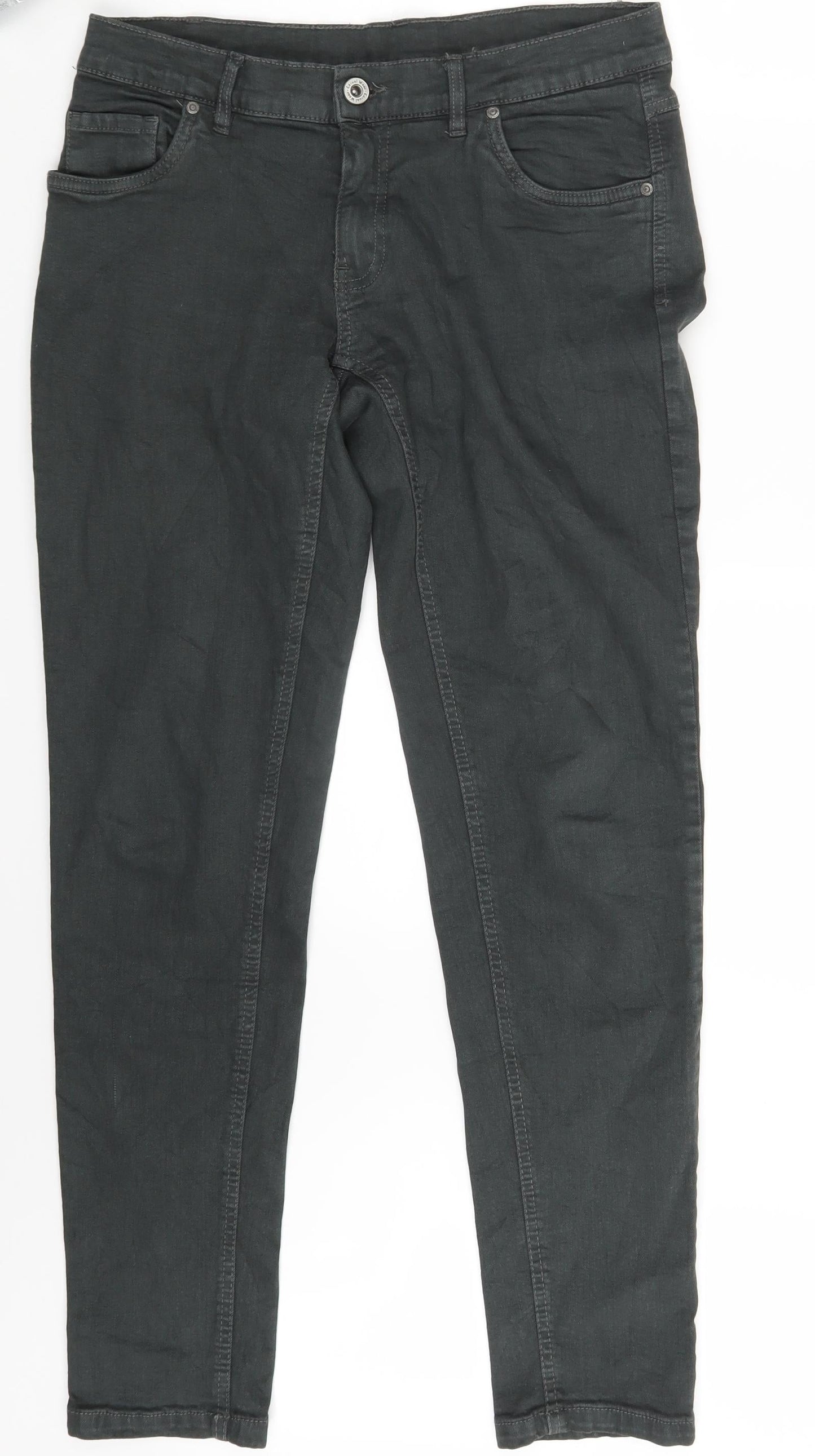Womens UK Size 10 Up Fashion Slim Fit Skinny Grey Jeans