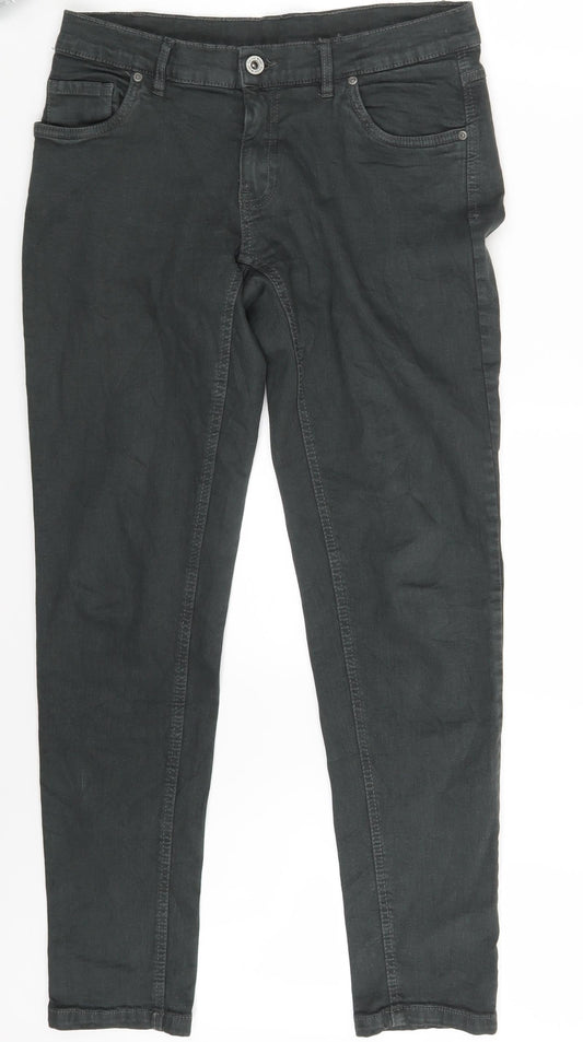 Womens UK Size 10 Up Fashion Slim Fit Skinny Grey Jeans