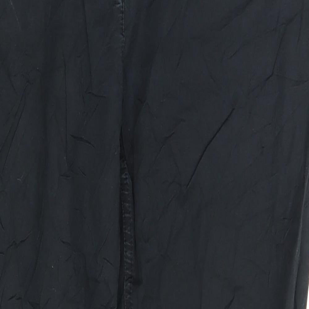Womens UK Size 10 Punt Roma Regular Fit  Black Trousers