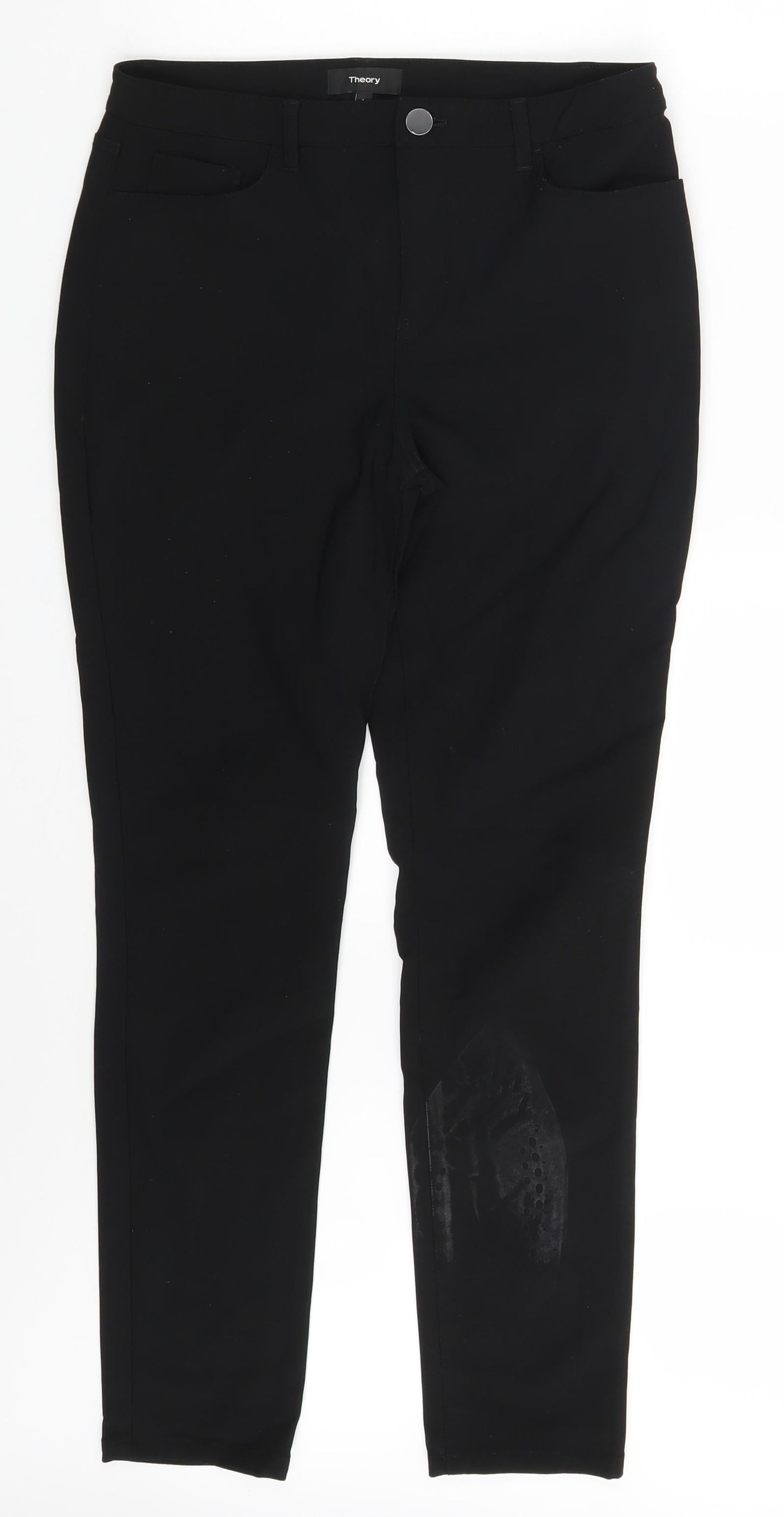 Theory Womens Black  Denim Skinny Jeans Size 4 L28 in