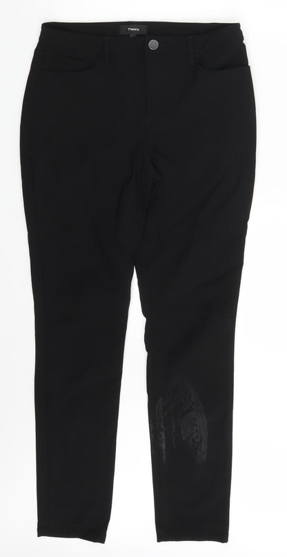 Theory Womens Black  Denim Skinny Jeans Size 4 L28 in