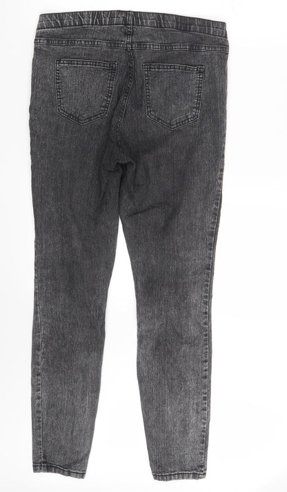 Womens UK Size One Size Preworn  Jegging Grey Leggings