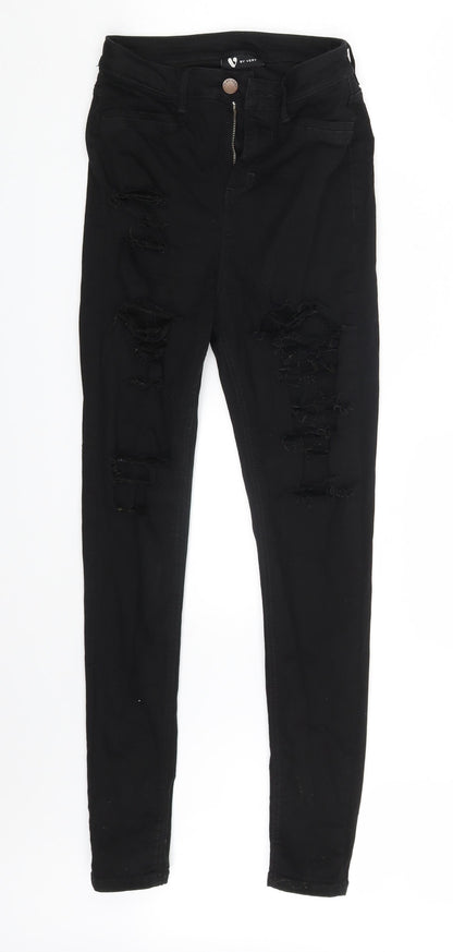 Very Womens Black  Denim Skinny Jeans Size 12 L27 in