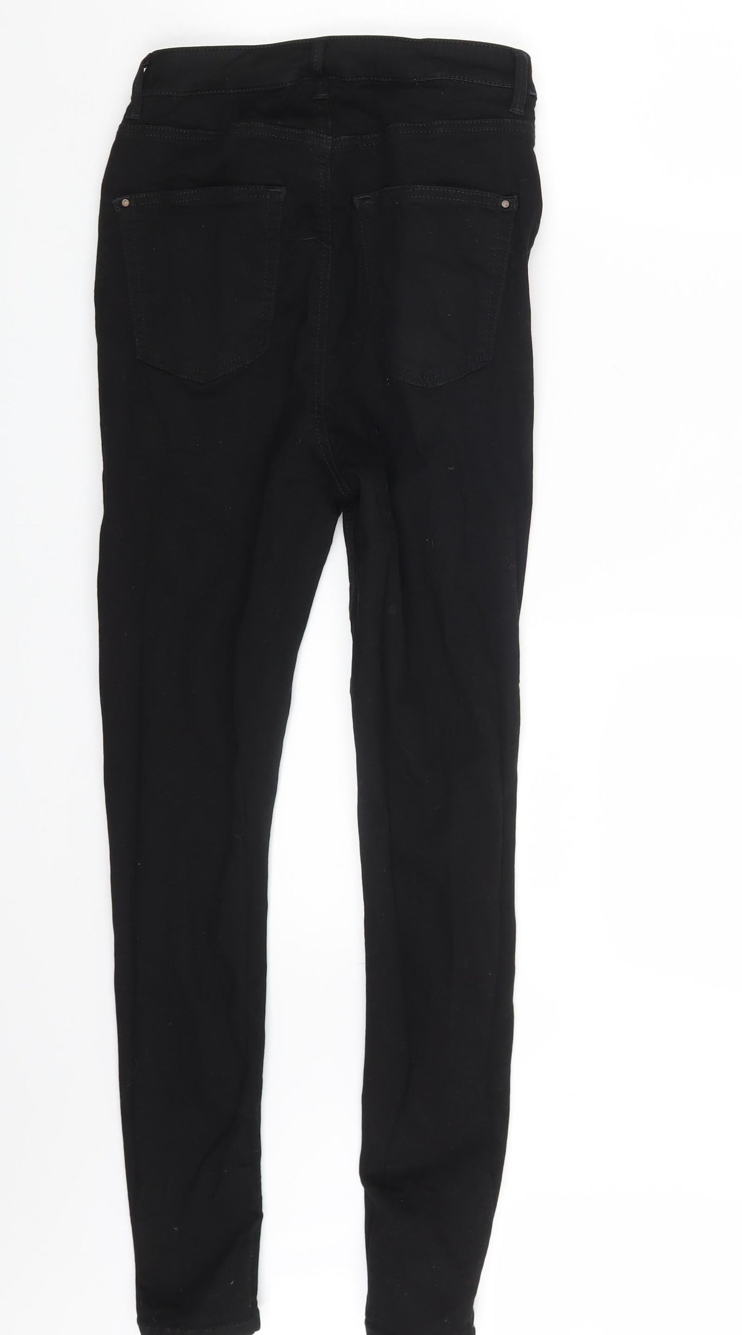 Very Womens Black  Denim Skinny Jeans Size 12 L27 in