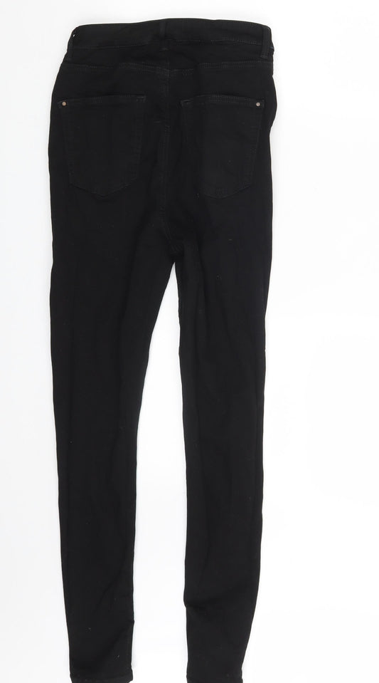 Very Womens Black  Denim Skinny Jeans Size 12 L27 in