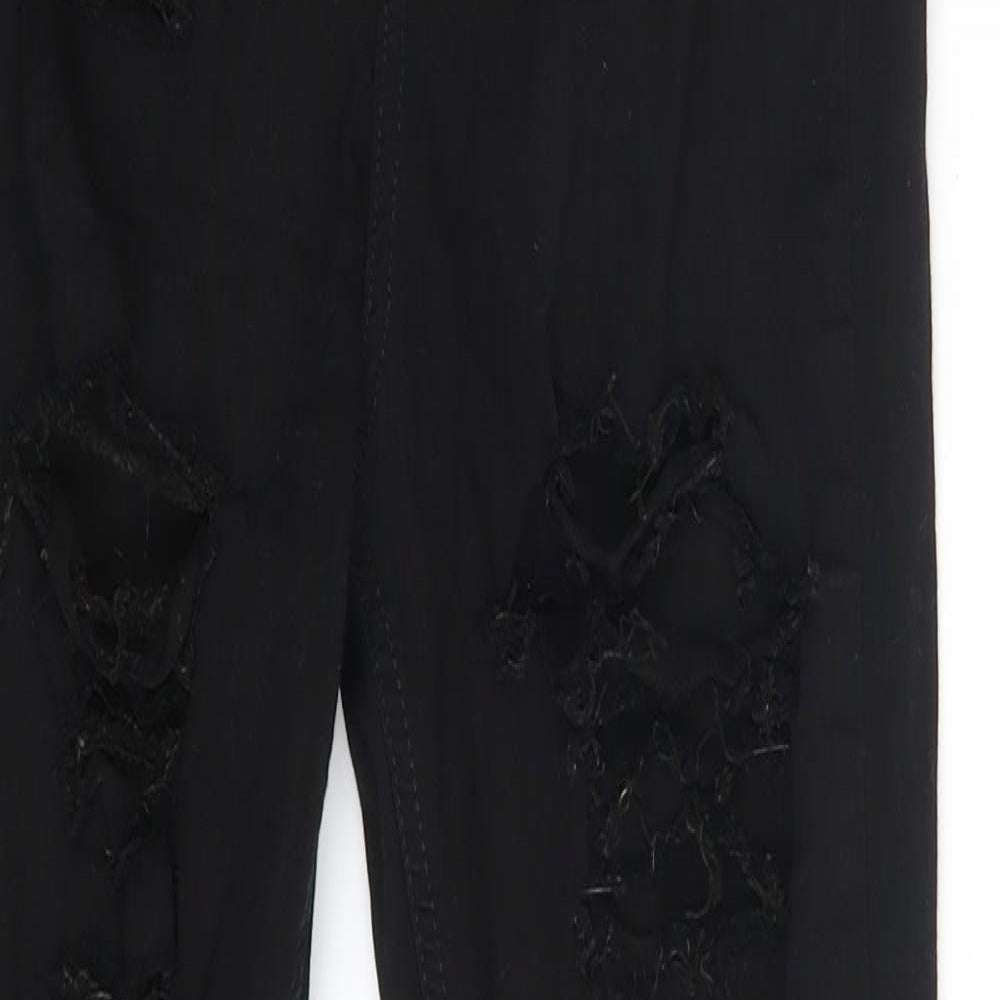 Very Womens Black  Denim Skinny Jeans Size 12 L27 in
