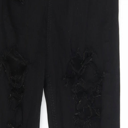 Very Womens Black  Denim Skinny Jeans Size 12 L27 in