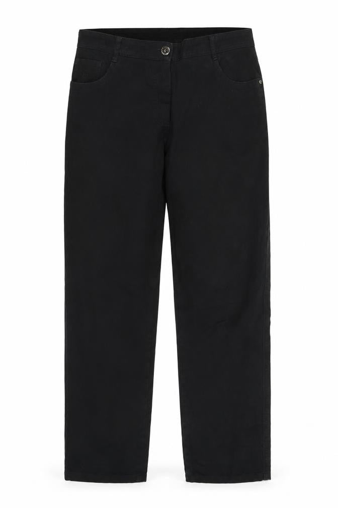 Womens UK Size 32 in Bonita Regular Fit Straight Black Jeans