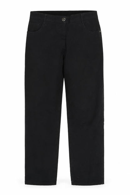 Womens UK Size 32 in Bonita Regular Fit Straight Black Jeans