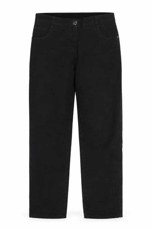 Womens UK Size 32 in Bonita Regular Fit Straight Black Jeans