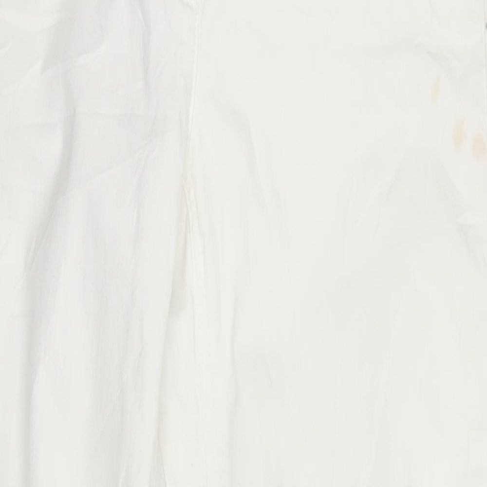 Gerry Webber   Womens White  Denim Cropped Jeans Size 26 in L24 in