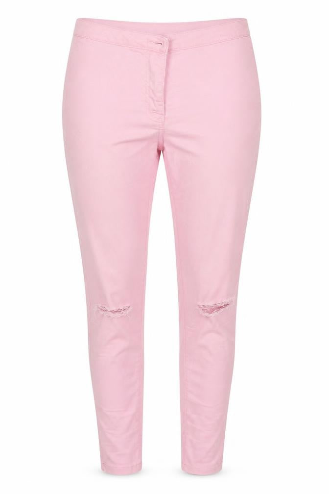 Parisian Womens Pink  Denim Jegging Leggings Size 10 L28 in