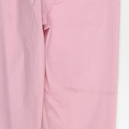 Parisian  Womens Pink  Denim Jegging Leggings Size 10 L28 in