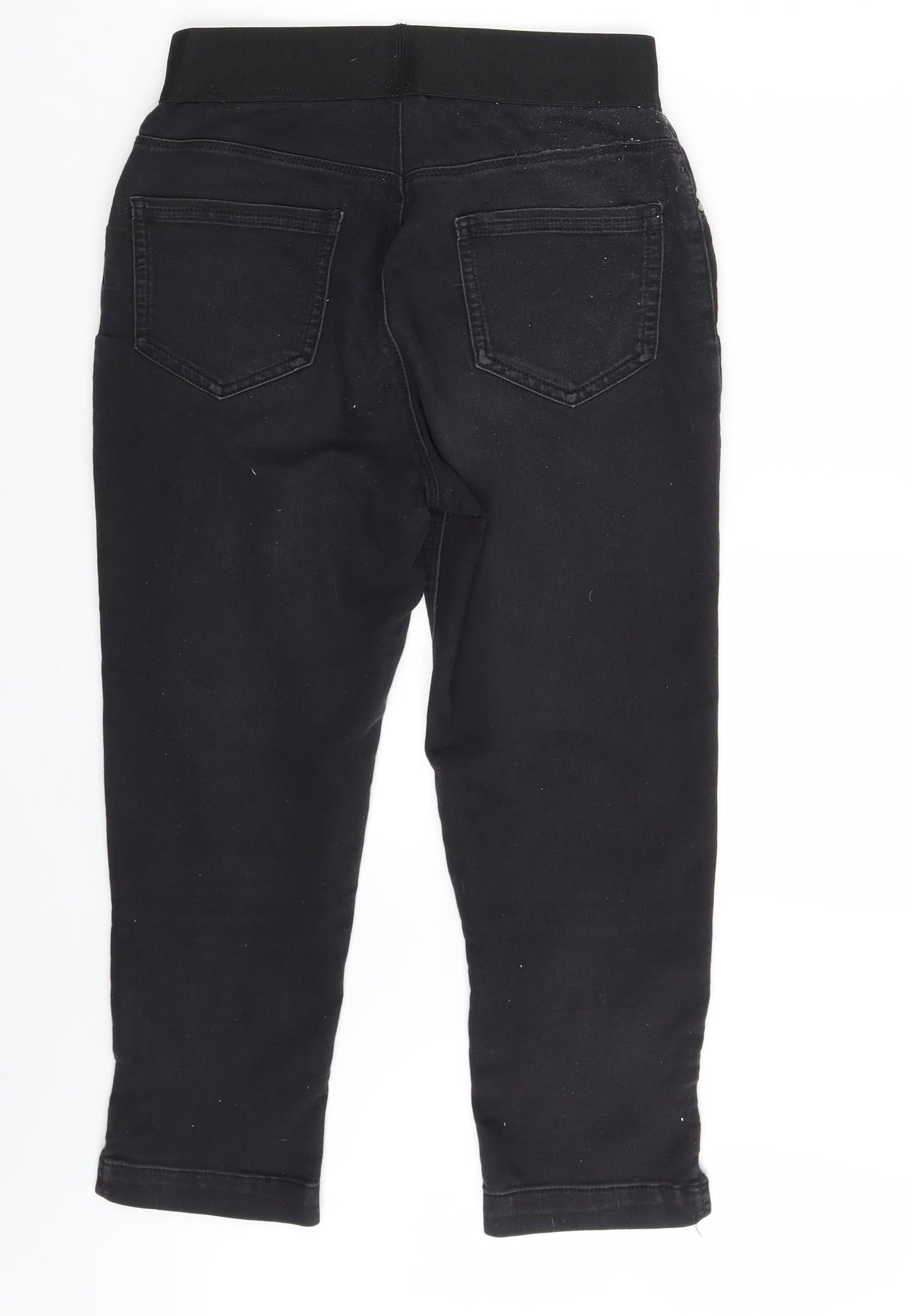 George Womens Black  Denim Jegging Leggings One Size L21 in