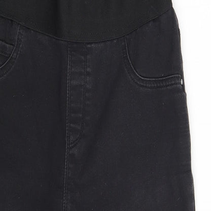 George Womens Black  Denim Jegging Leggings One Size L21 in