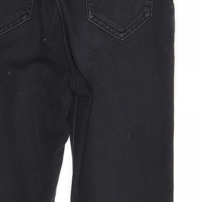 George Womens Black  Denim Jegging Leggings One Size L21 in