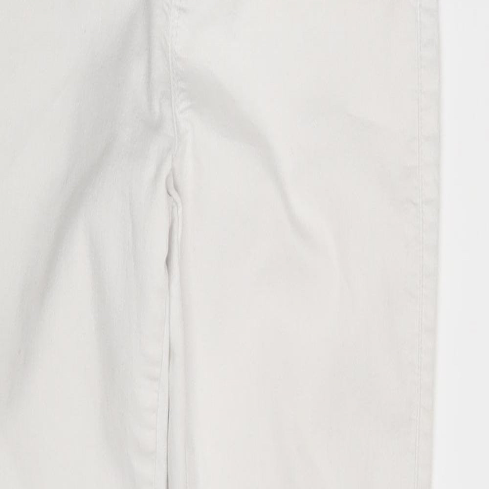 Womens UK Size 6 Denim & Co.  Jegging White Leggings