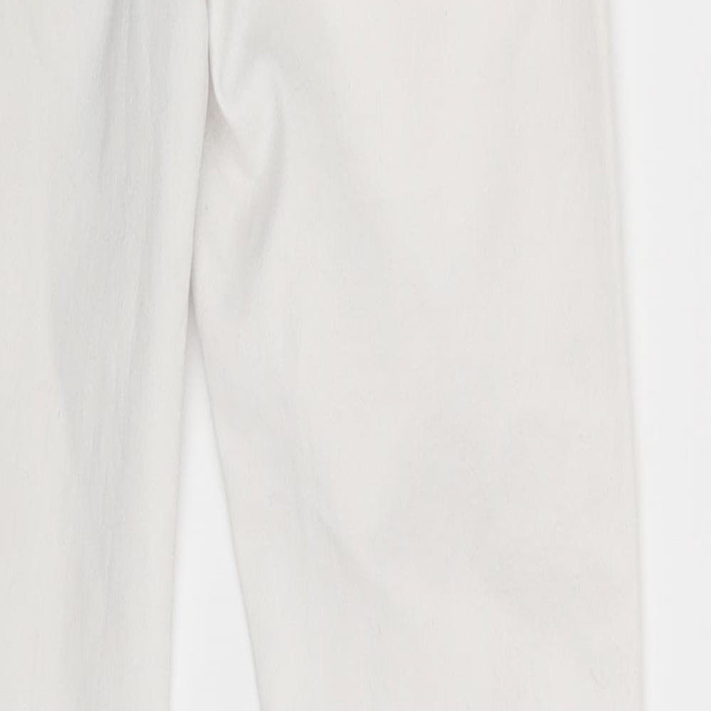 Womens UK Size 6 Denim & Co.  Jegging White Leggings