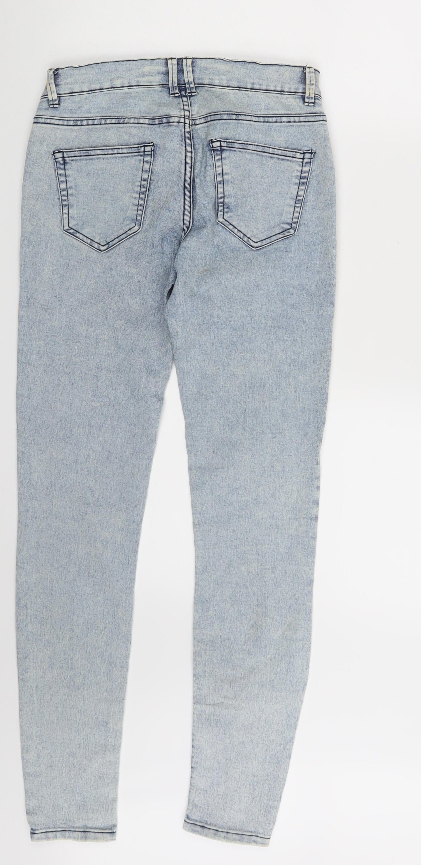 Womens UK Size 6 Zara  Jegging Blue Leggings