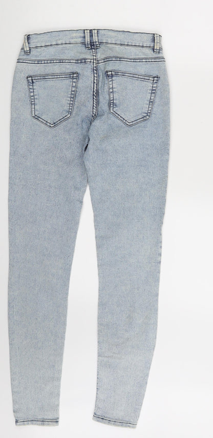 Womens UK Size 6 Zara  Jegging Blue Leggings