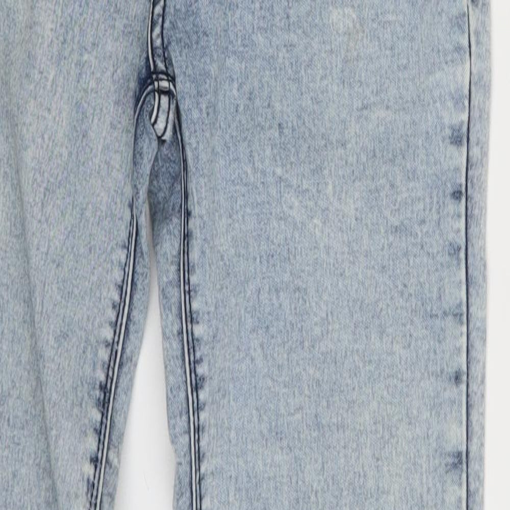 Womens UK Size 6 Zara  Jegging Blue Leggings