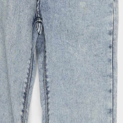 Womens UK Size 6 Zara  Jegging Blue Leggings