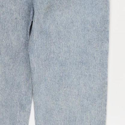 Womens UK Size 6 Zara  Jegging Blue Leggings