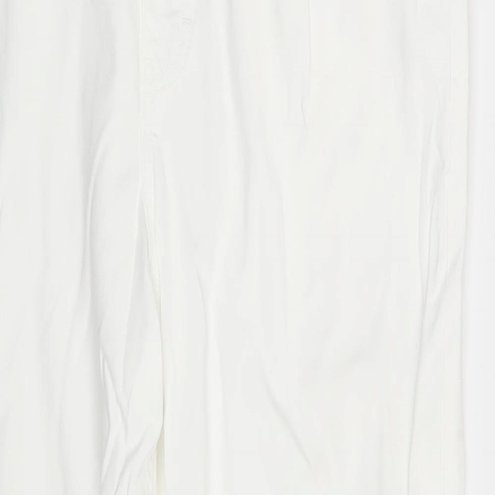 Original Jeanswear Womens White  Denim Straight Jeans One Size L28 in