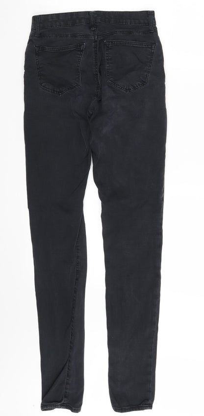 Topshop Womens Black  Denim Skinny Jeans Size 26 in L32 in