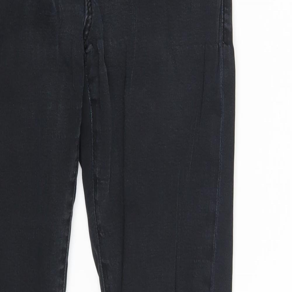 Topshop Womens Black  Denim Skinny Jeans Size 26 in L32 in