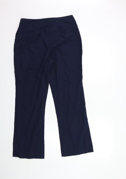 Womens UK Size 12 Papaya Regular Fit  Blue Trousers