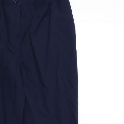 Womens UK Size 12 Papaya Regular Fit  Blue Trousers